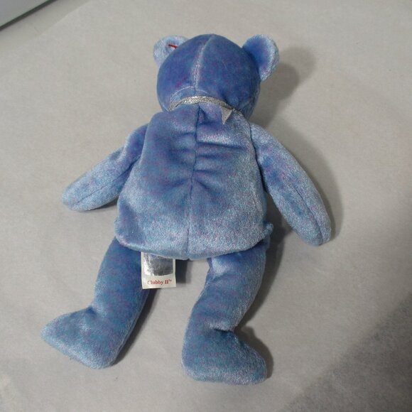 Ty Beanie Baby Babies Clubby II Bear Rare Retired Single layer Tush Tag 1999 - Picture 9 of 9